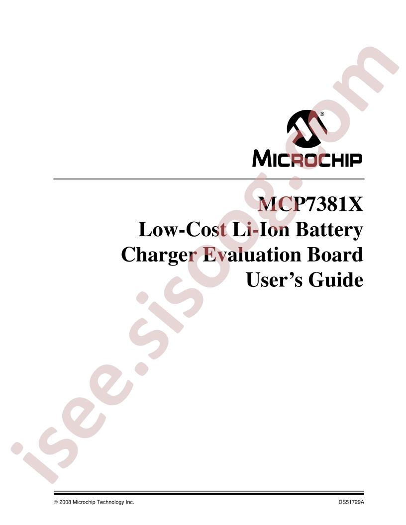 MCP7381x Evaluation Board User's Guide