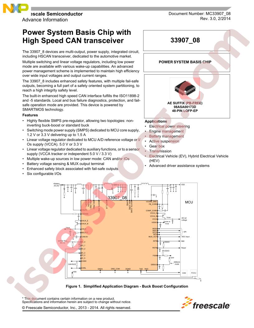 MC33907AE, 08AE Datasheet