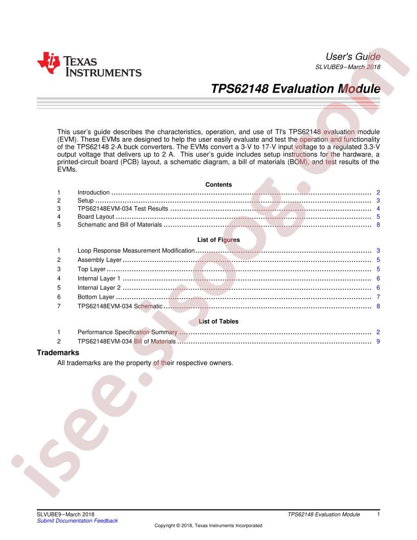 TPS62148 Eval User Guide