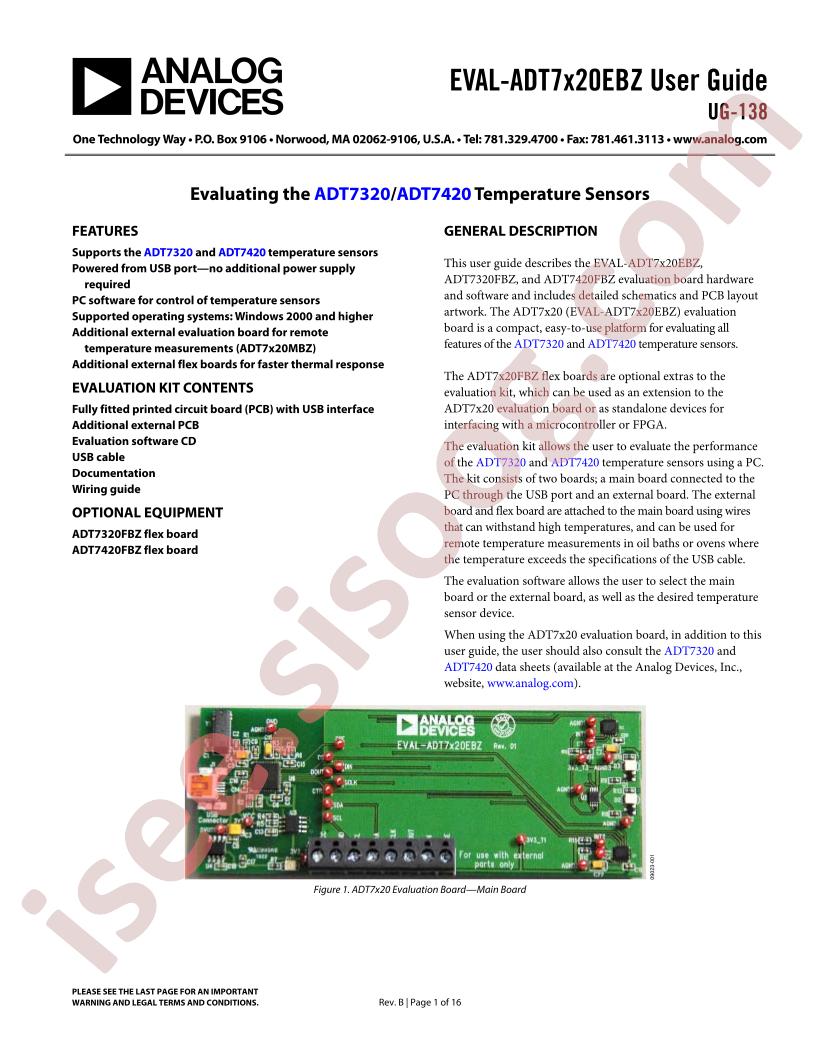 ADT7x20 Eval Brd Guide