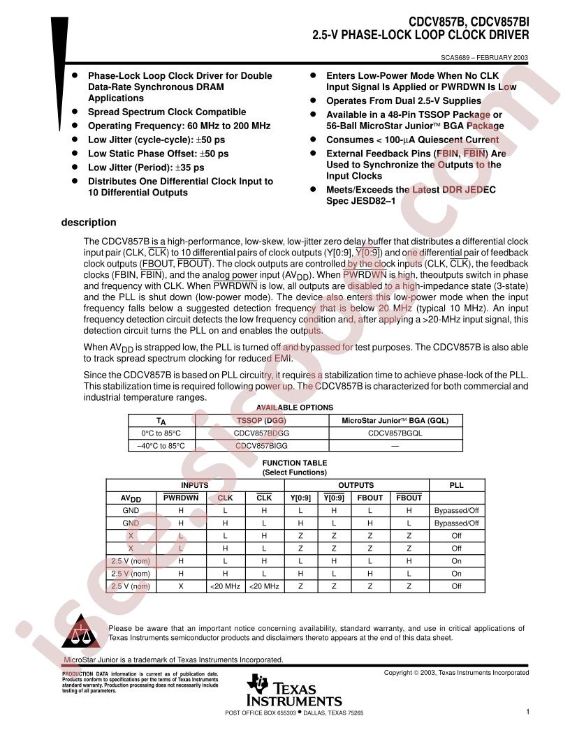 CDCV857B(I)