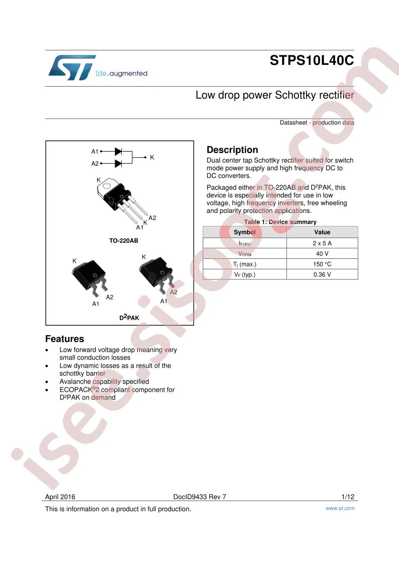 STPS10L40C