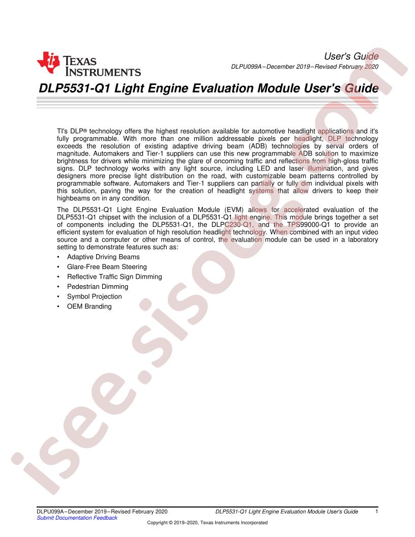 DLP5531LEQ1EVM User Manual