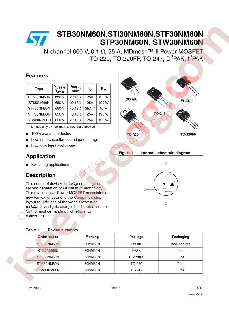 STx30NM60N