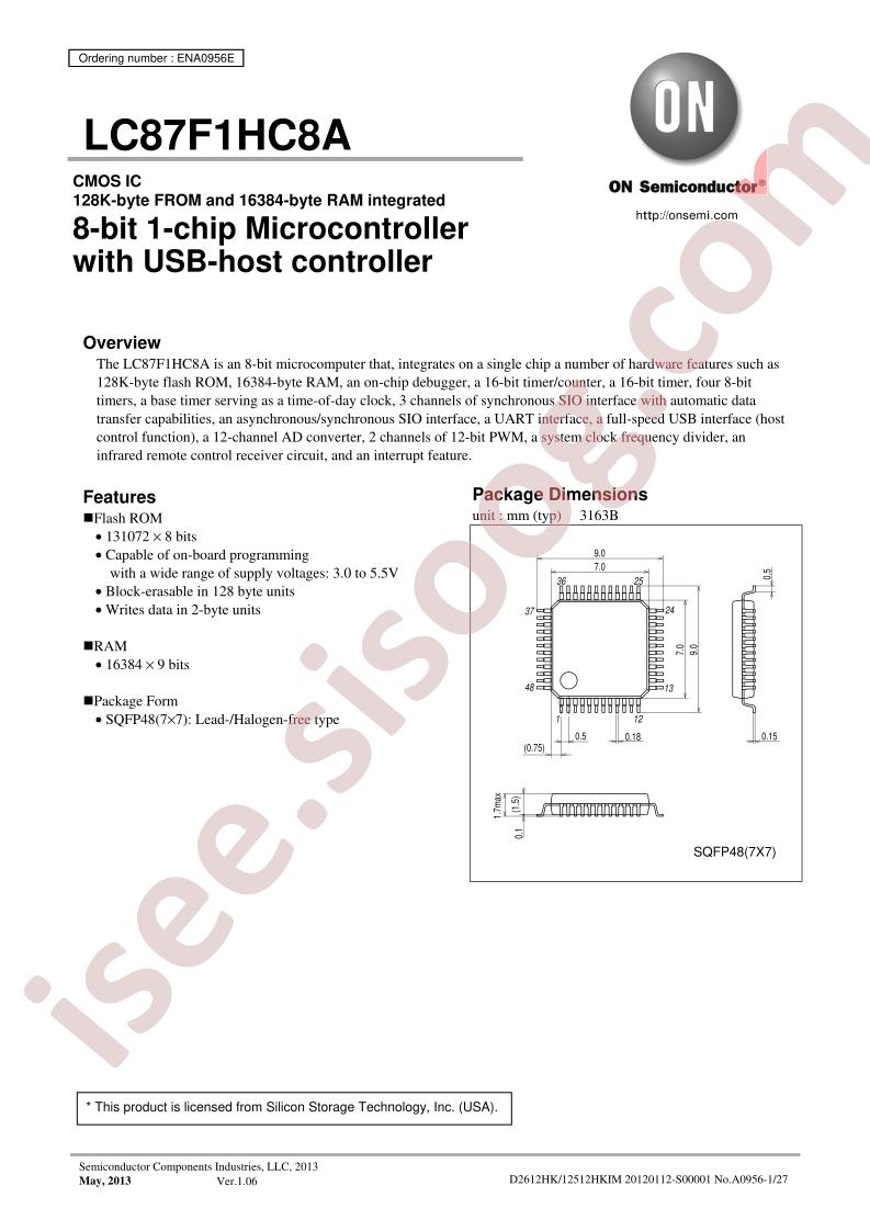 LC87F1HC8A