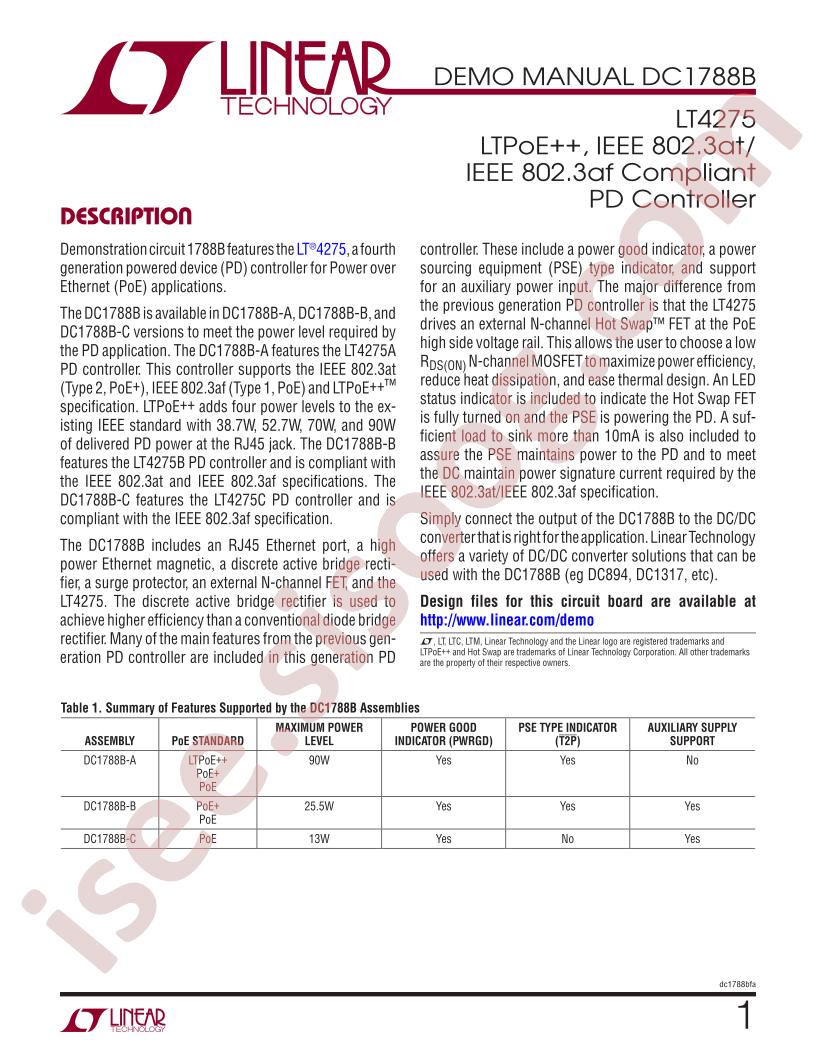DC1788B Demo Manual