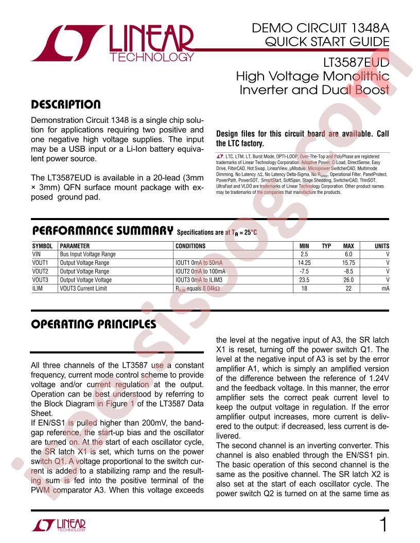 DC1348A Quick Start Guide