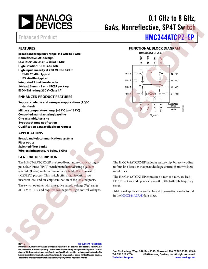 HMC344ATCPZ-EP