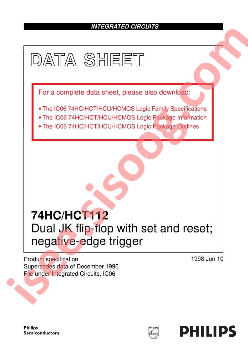 74HC(T)112