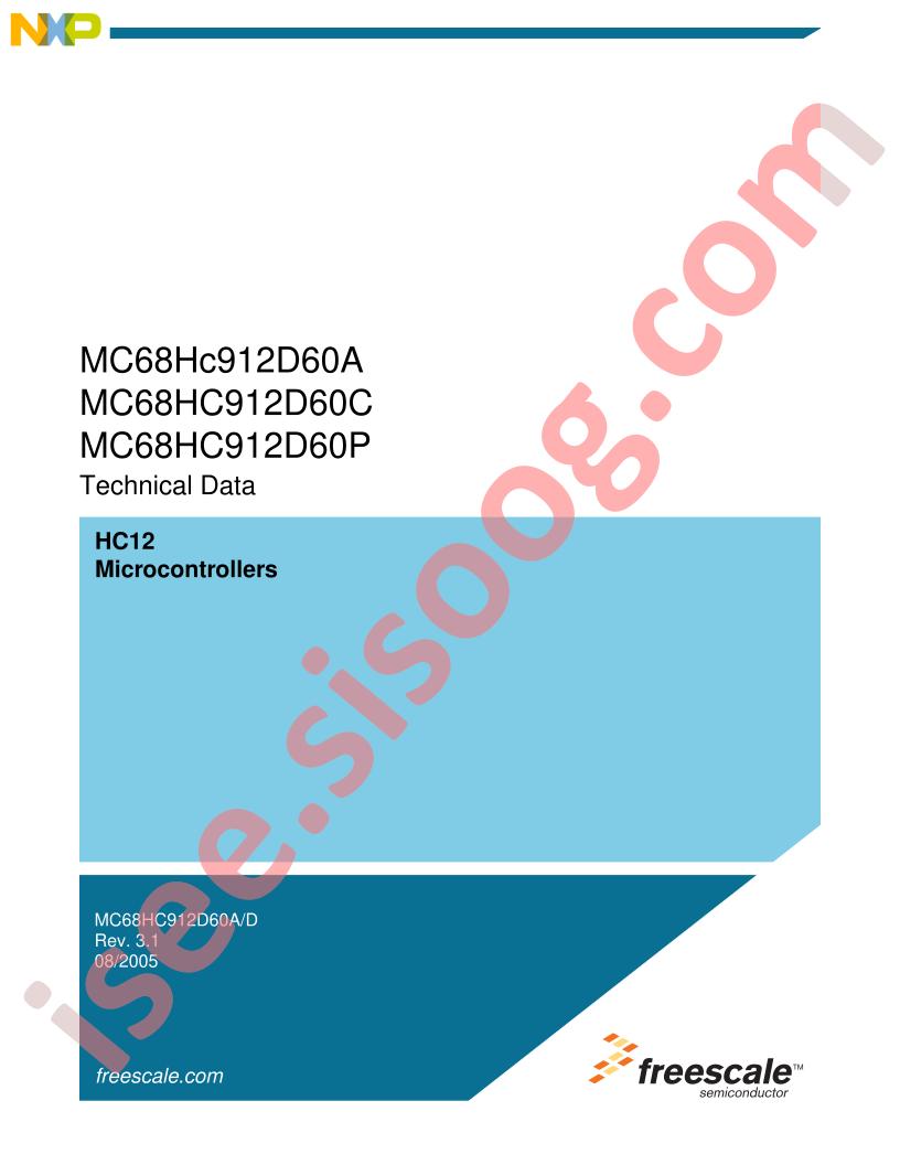 MC68HC912D90A Series