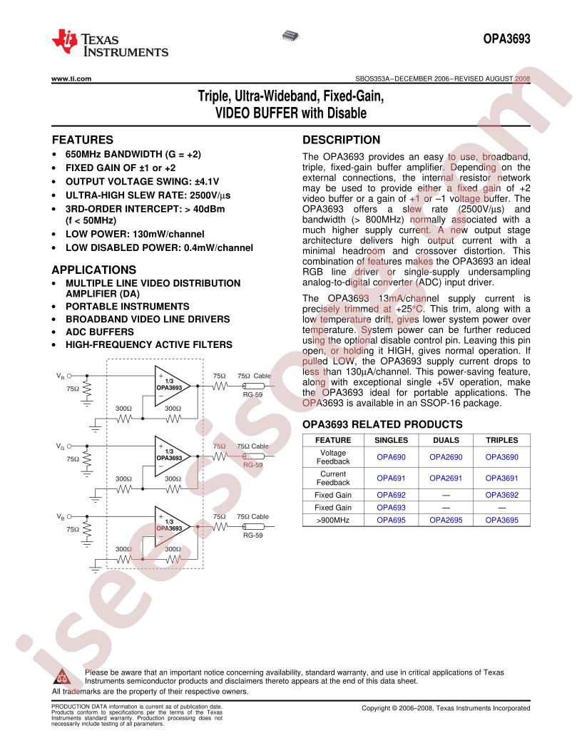 OPA3693