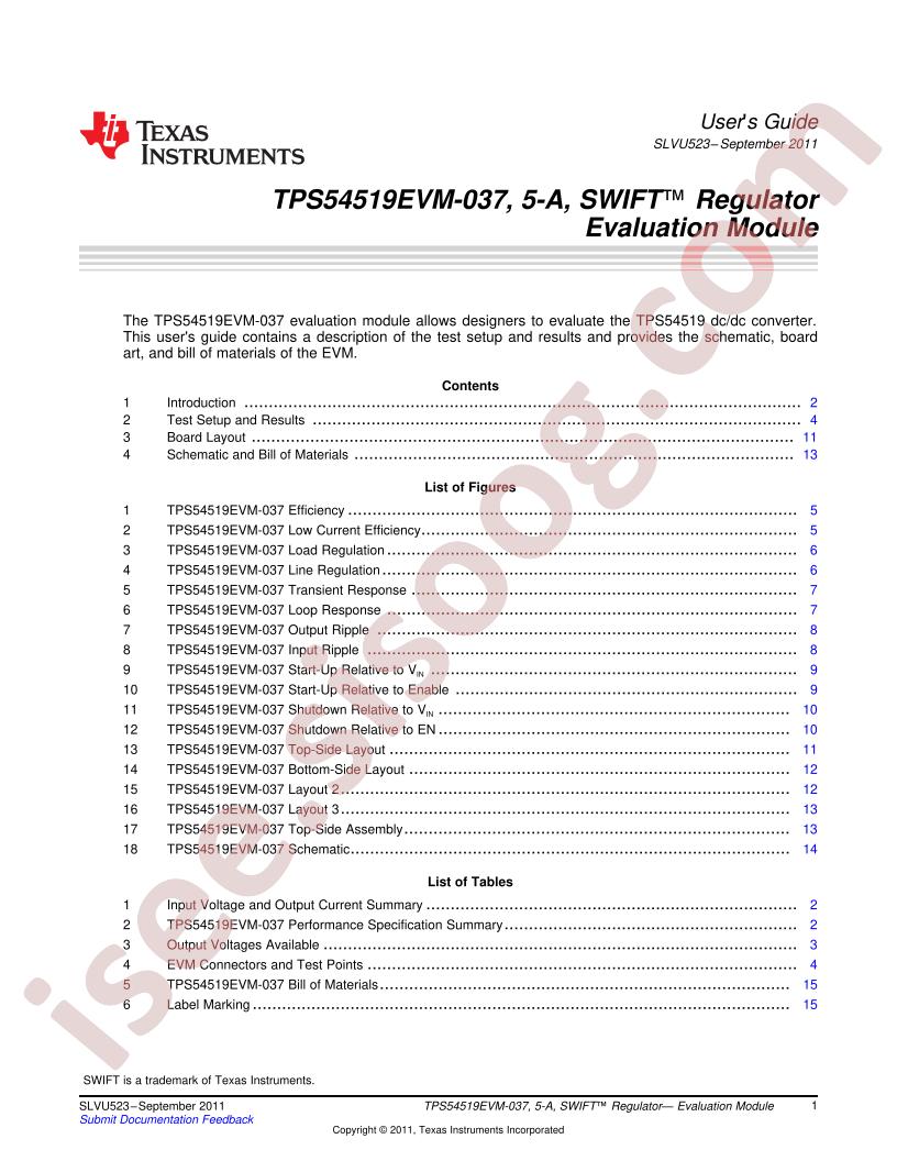 TPS54519EVM-037