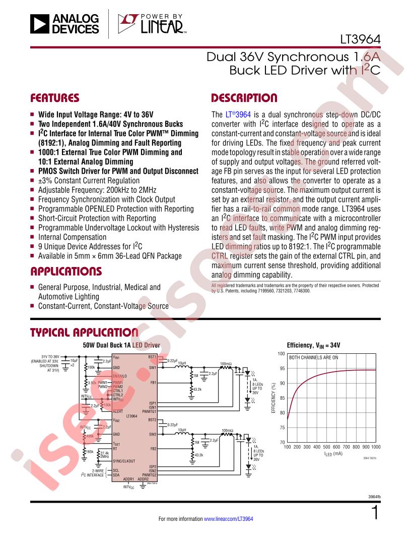 LT3964 Datasheet