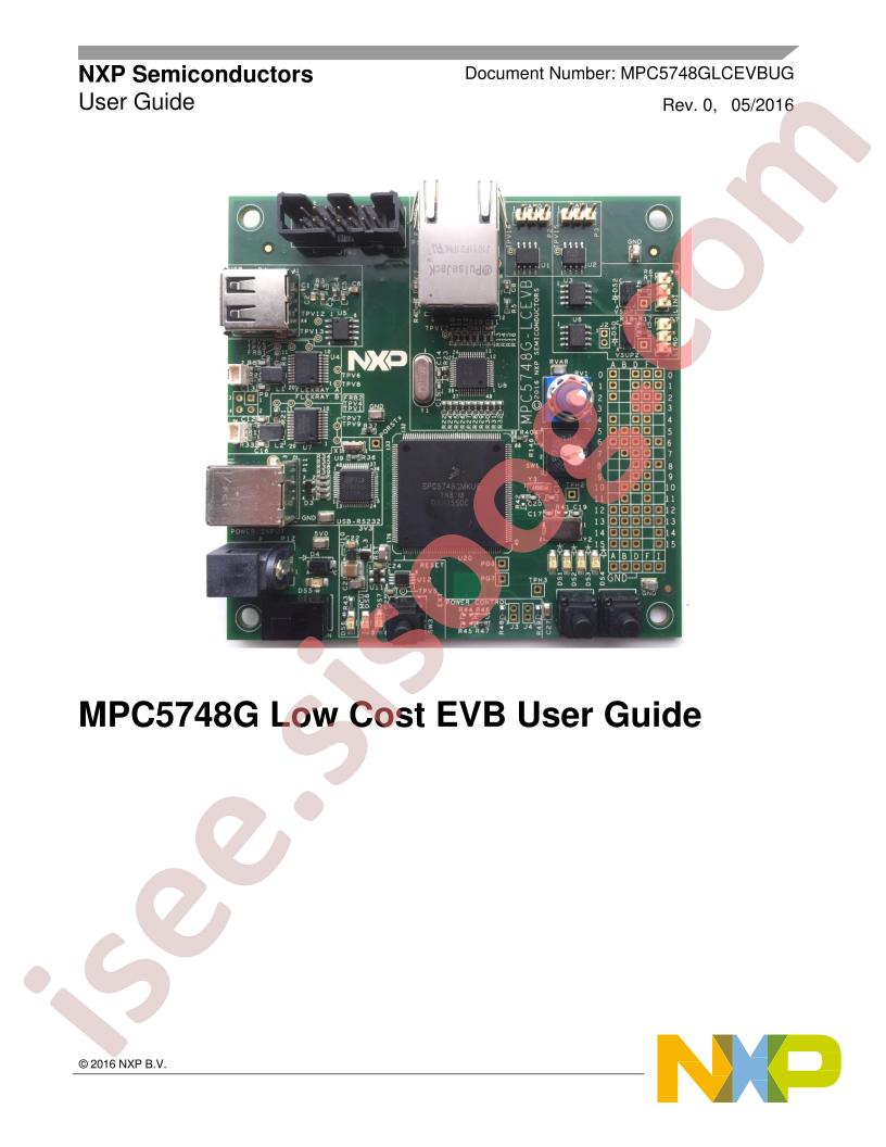 MPC5748G-LCEVB User Guide