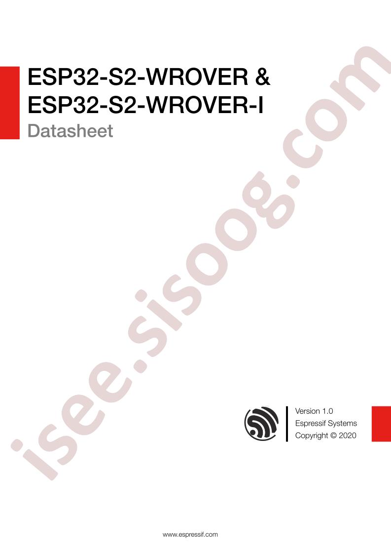 ESP32-S2-WROVER, ESP32-S2-WROVER-I