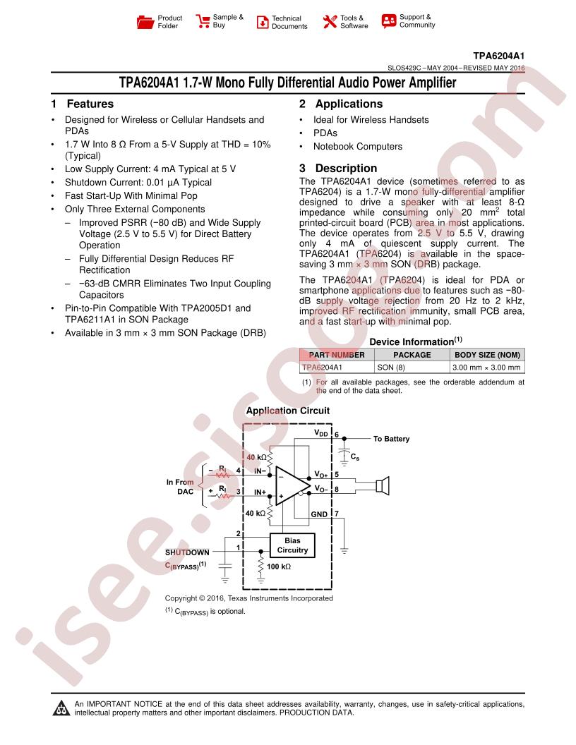 TPA6204A1