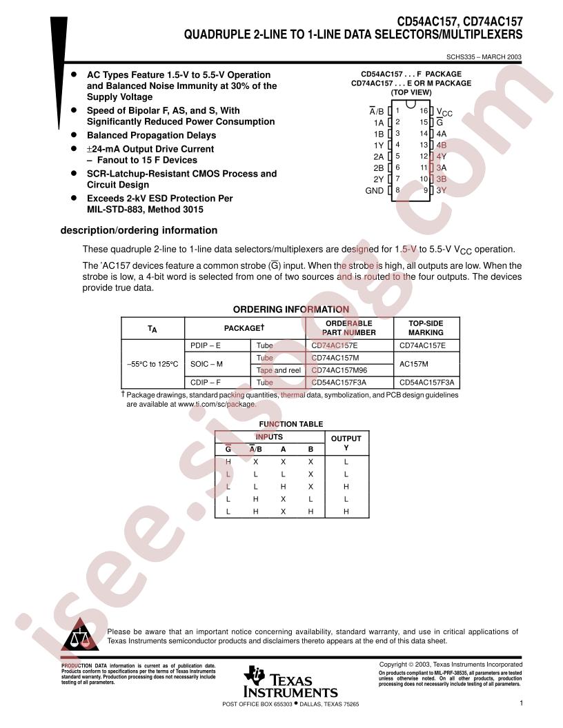 CD54,74AC157