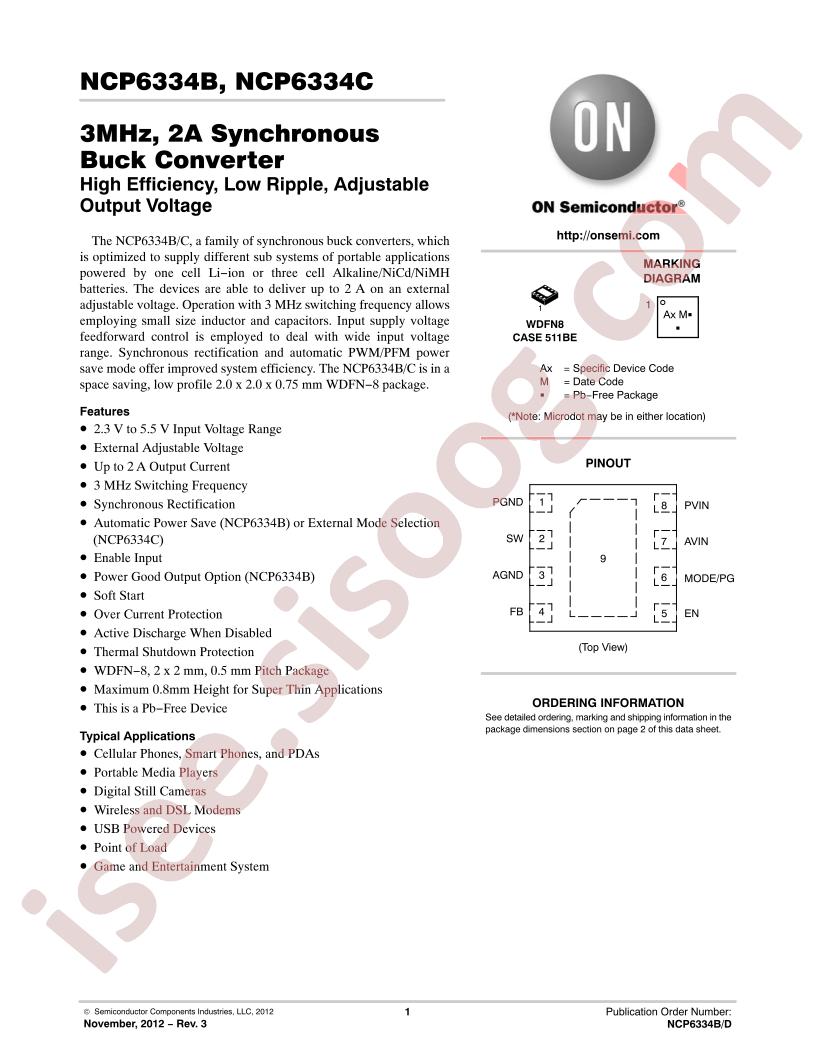 NCP6334B/C