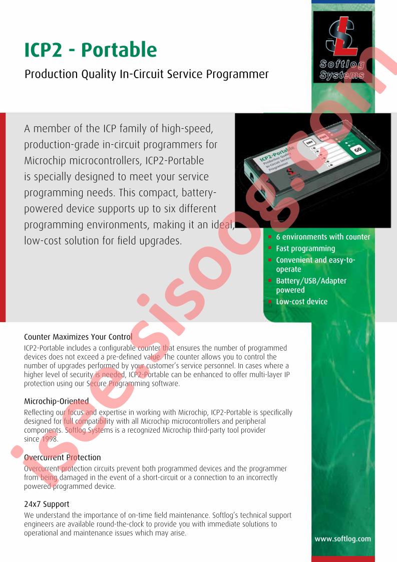 ICP2-Portable Datasheet