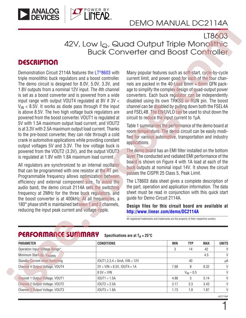 DC2114A Demo Manual