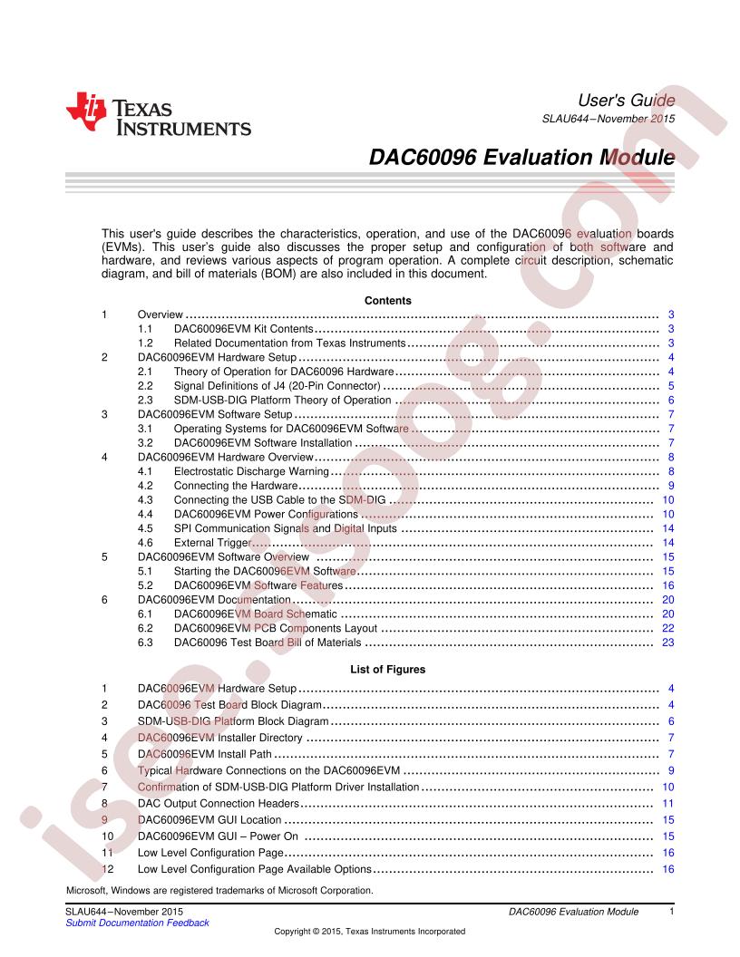 DAC60096EVM User Guide