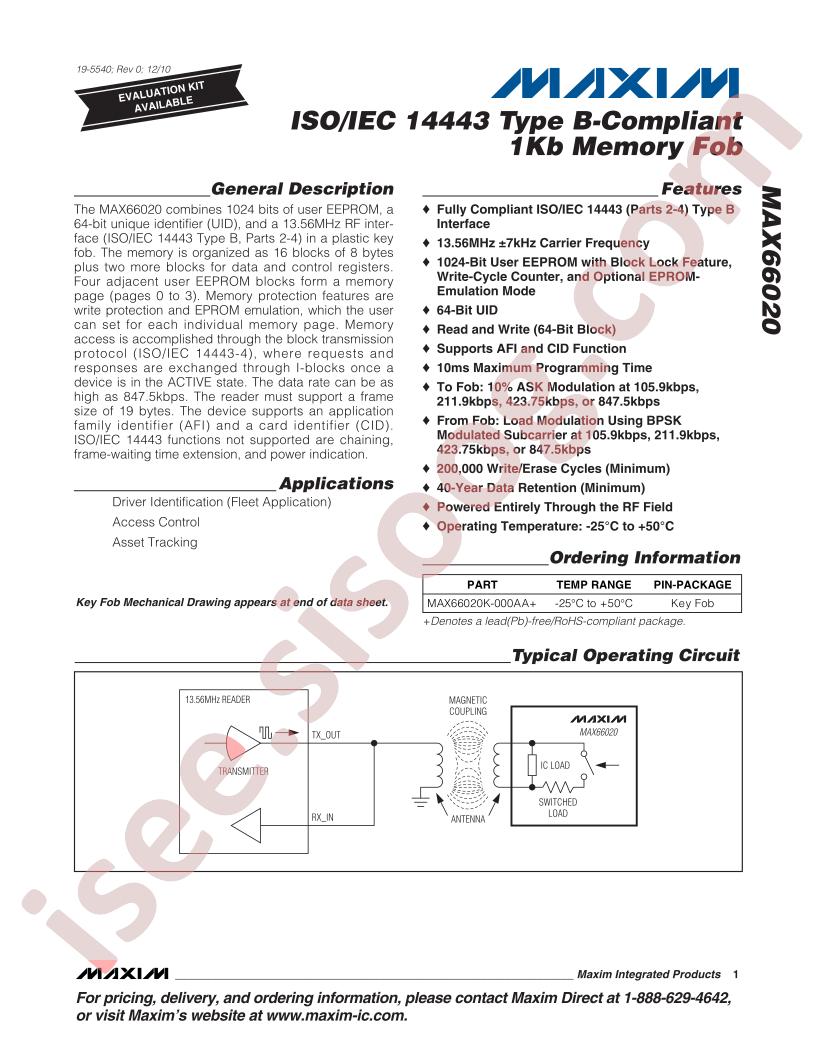 MAX66020