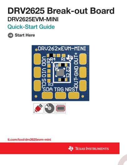 DRV2625EVM-MINI Quick Start Guide