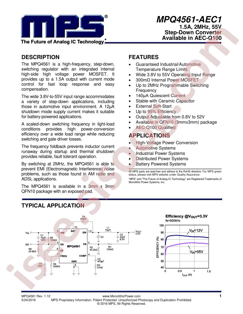 MPQ4561 Datasheet