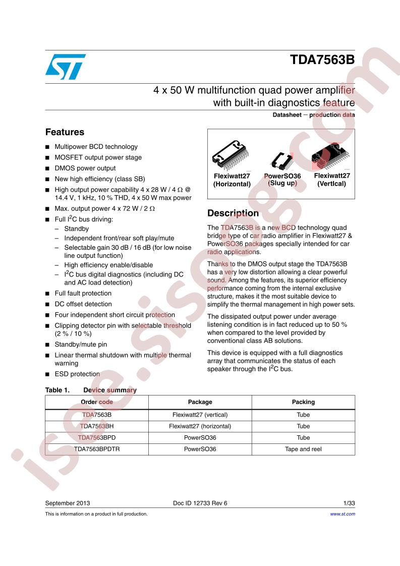 TDA7563B