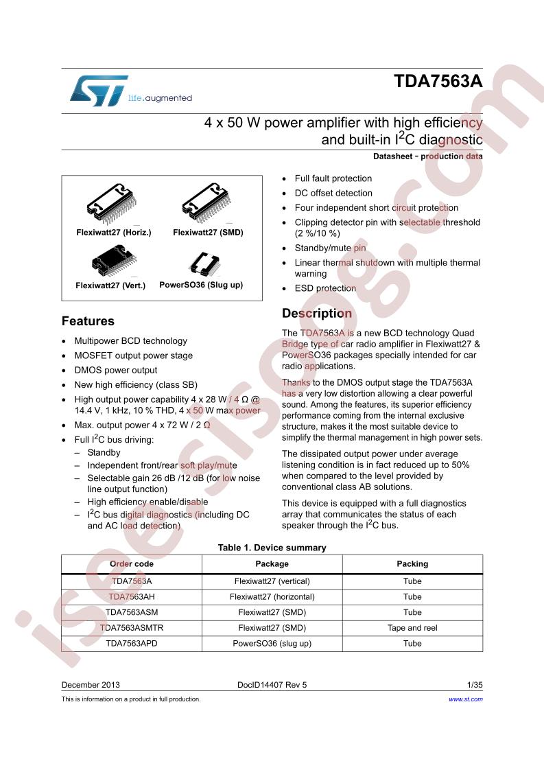 TDA7563A
