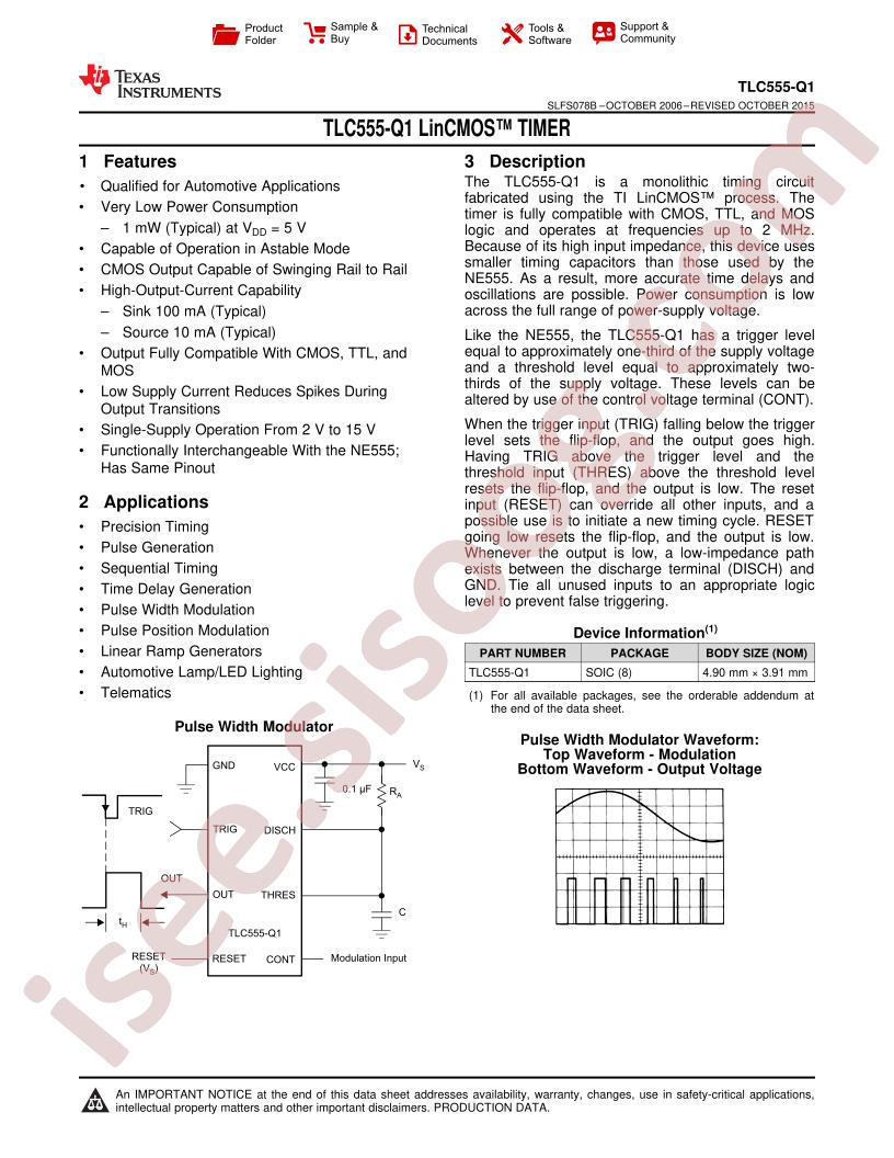 TLC555-Q1
