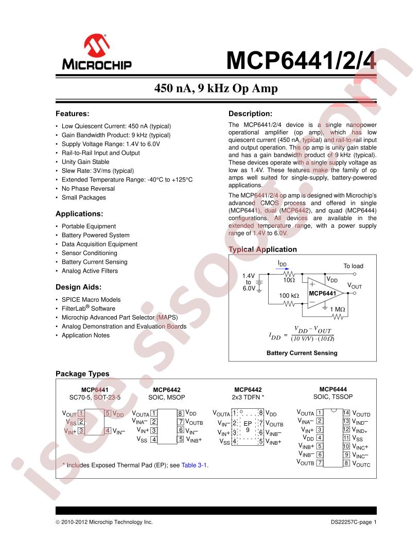 MCP6441,2,4