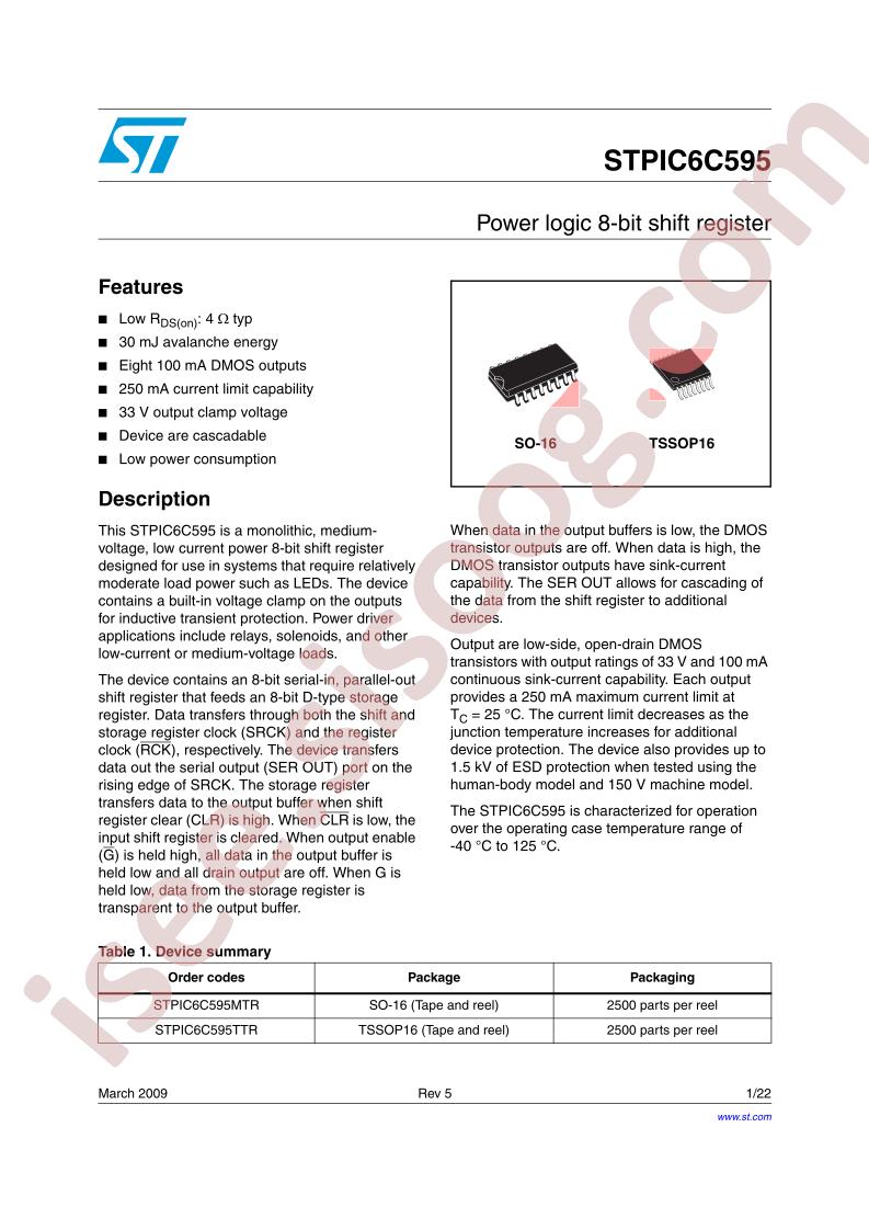 STPIC6C595