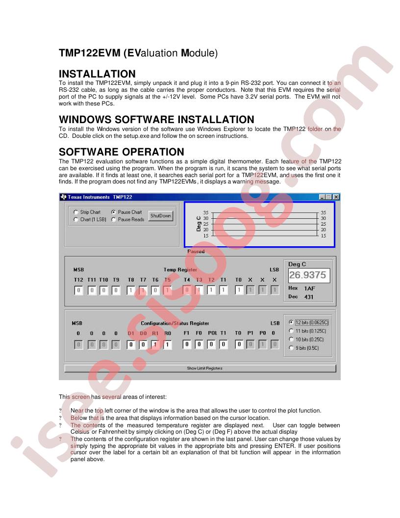 TMP122EVM