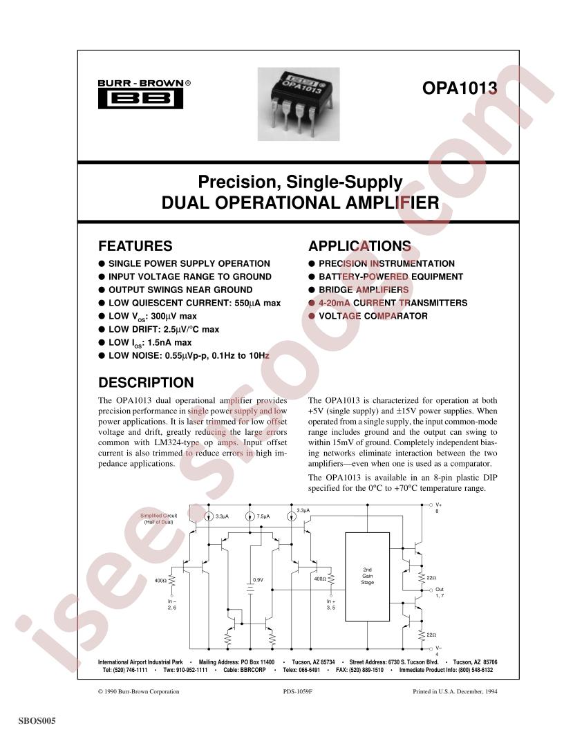 OPA1013
