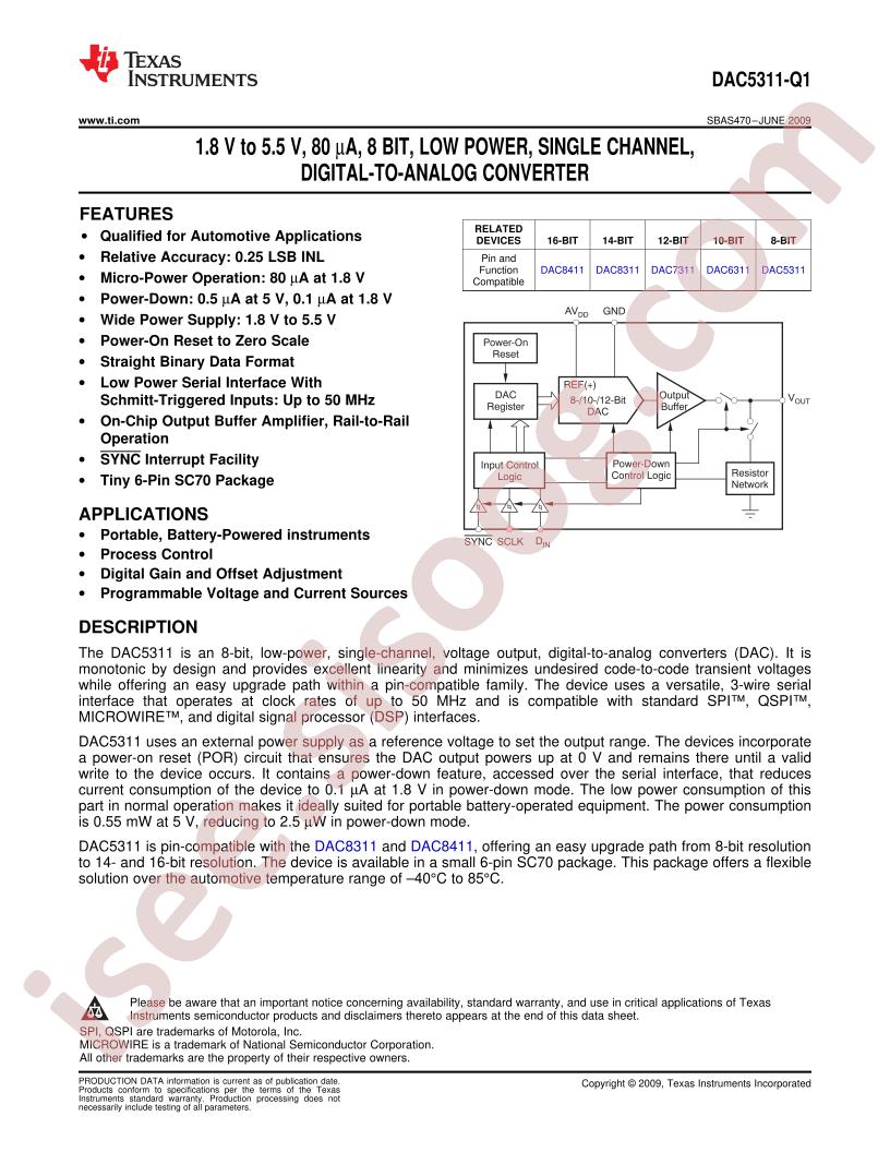 DAC5311-Q1