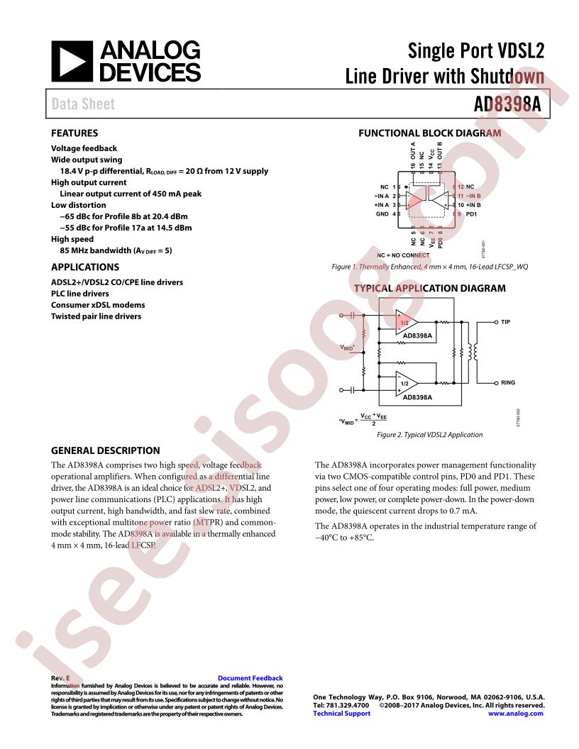 AD8398A