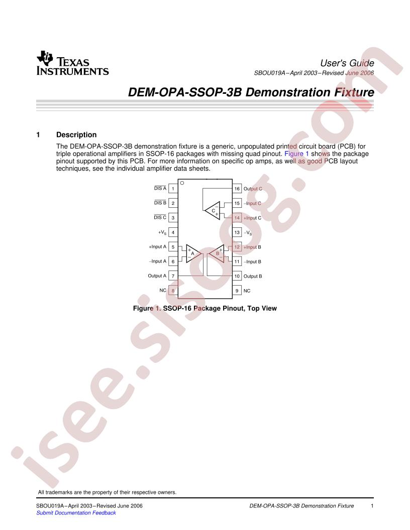 DEM-OPA-SSOP-3B Guide