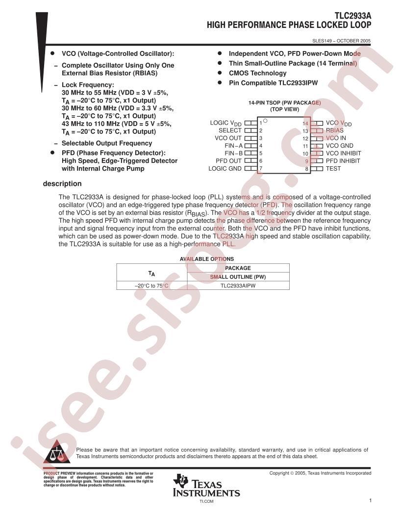 TLC2933A