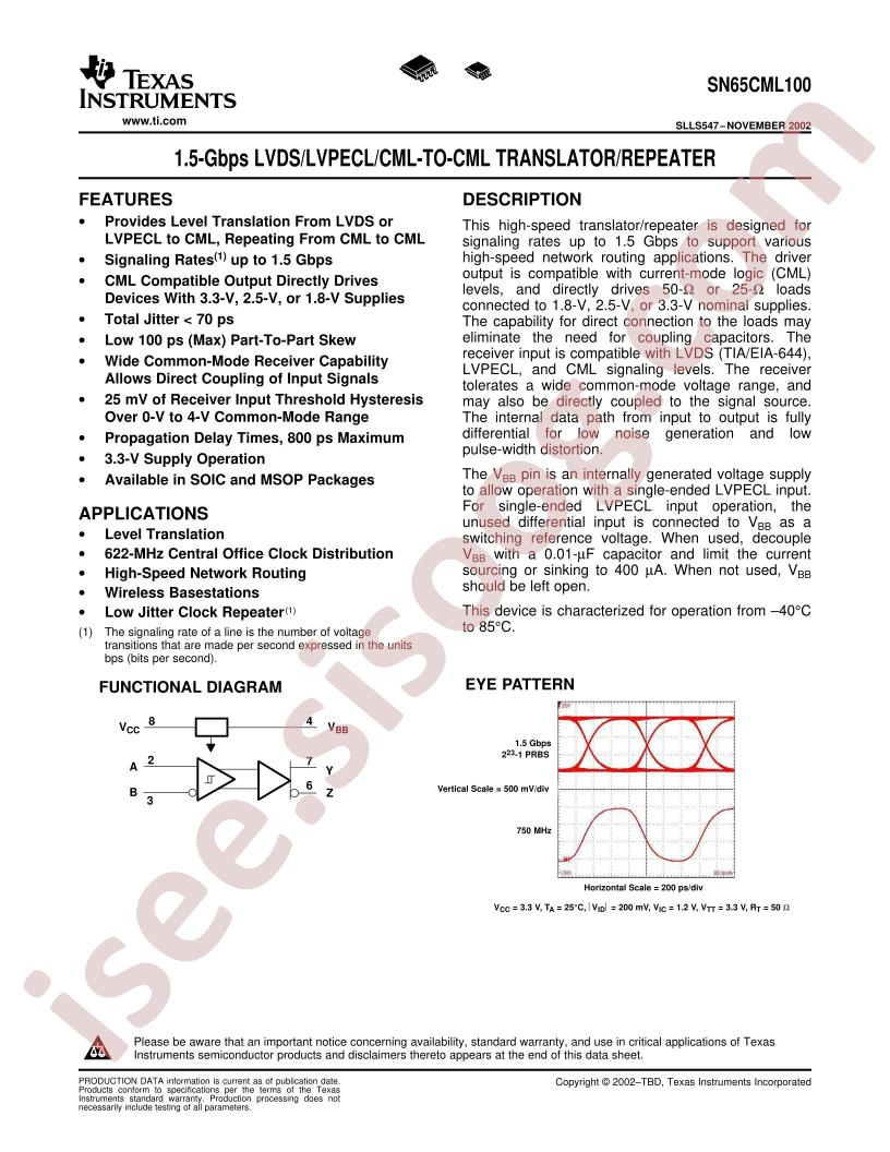 SN65CML100