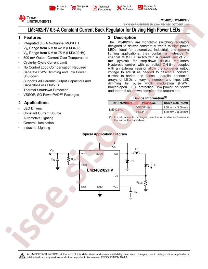 LM3402(HV)