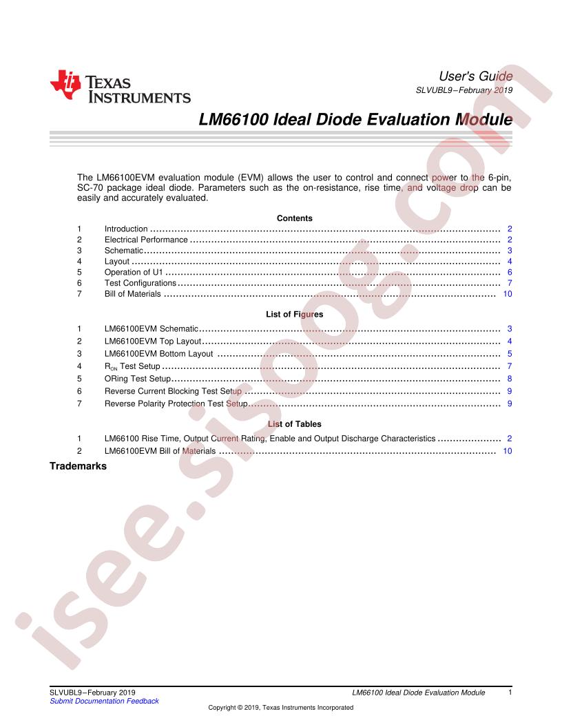 LM66100EVM User Guide