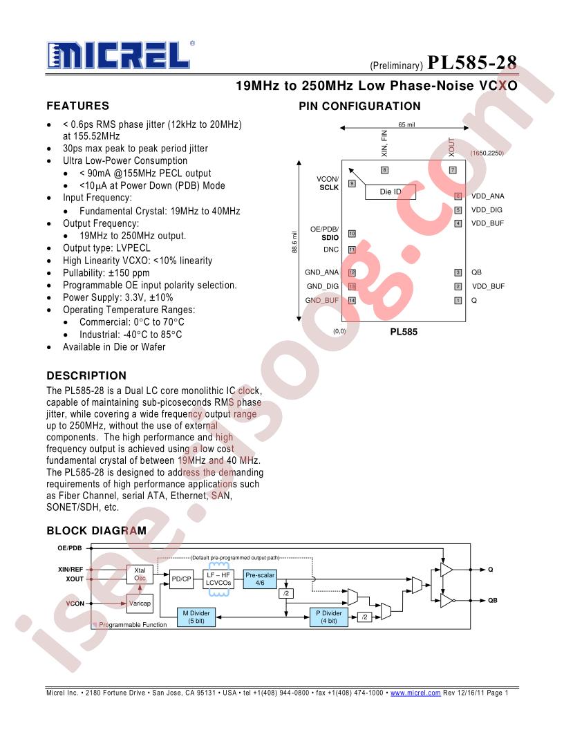 PL585-28 Preliminary~