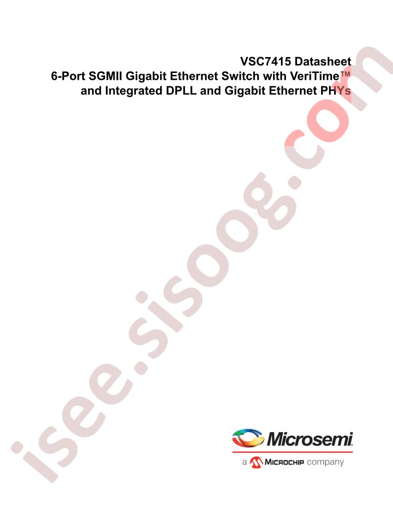 VSC7415 Datasheet