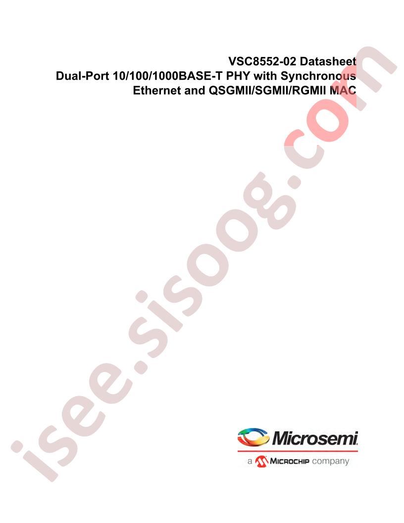 VSC8552-02 Datasheet