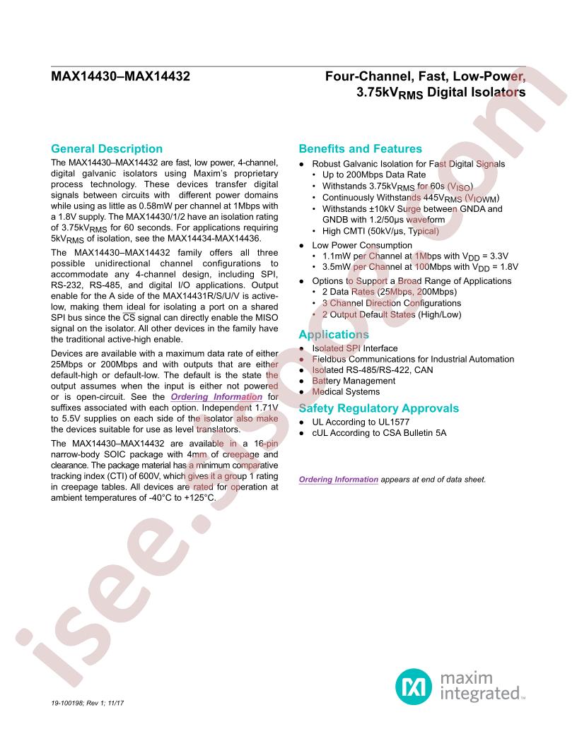 MAX14430-32 Datasheet~