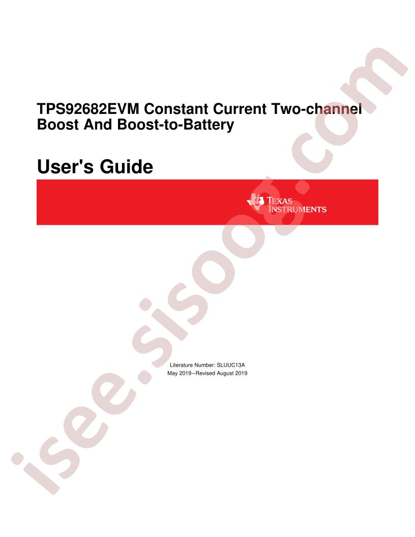 TPS92682EVM User Guide