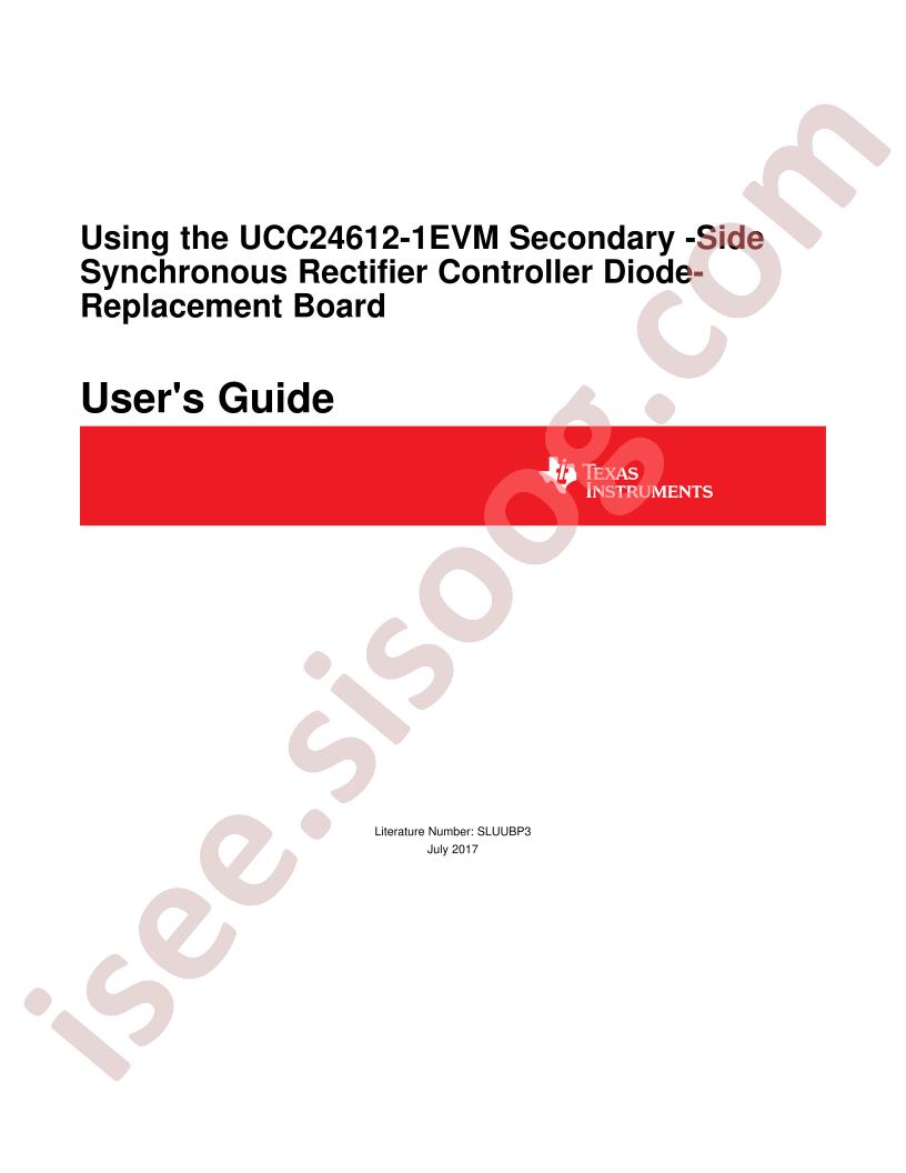 UCC24612-1EVM User Guide