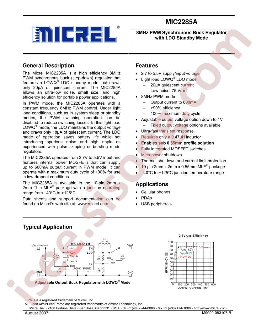 MIC2285A
