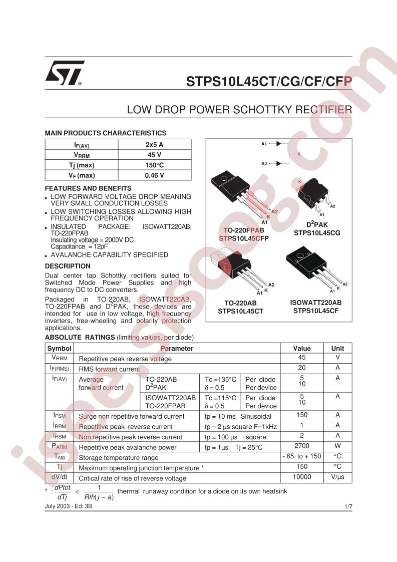STPS10L45C
